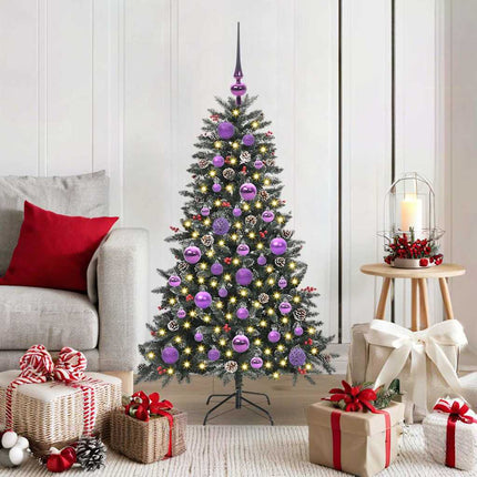 Kunstkerstboom Met 150 Led Groen Pvc En Plastic En Staal