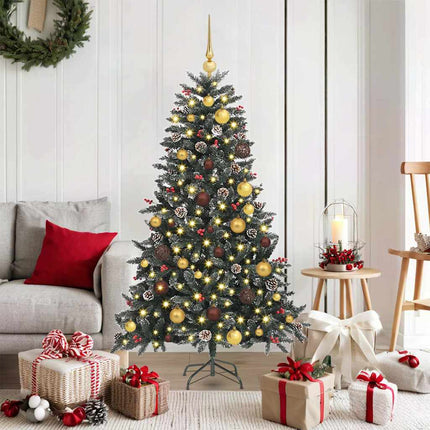 Kunstkerstboom Met 150 Led Groen Pvc En Plastic En Staal