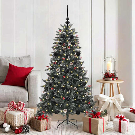 Kunstkerstboom Met 150 Led Groen Pvc En Plastic En Staal