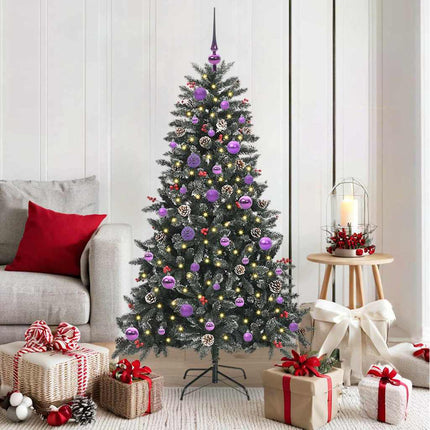 Kunstkerstboom Met 150 Led Groen Pvc En Plastic En Staal