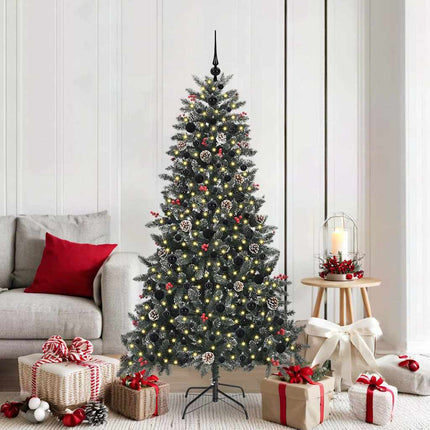 Kunstkerstboom Met 150 Led Groen Pvc En Plastic En Staal