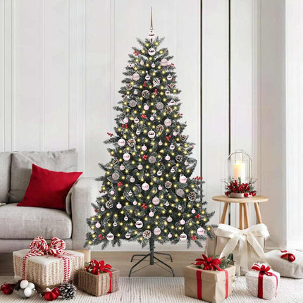 Kunstkerstboom Met 150 Led Groen Pvc En Plastic En Staal