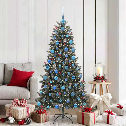 Kunstkerstboom Met 150 Led Groen Pvc En Plastic En Staal