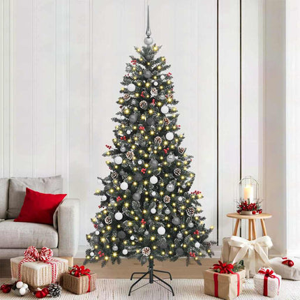Kunstkerstboom Met 150 Led Groen Pvc En Plastic En Staal