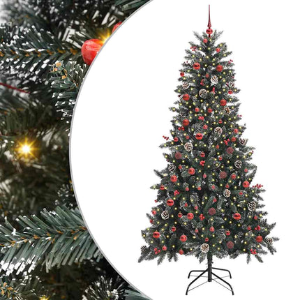 Kunstkerstboom Met 150 Led Groen Pvc En Plastic En Staal