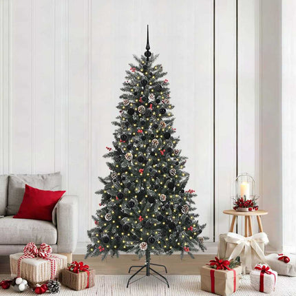 Kunstkerstboom Met 150 Led Groen Pvc En Plastic En Staal