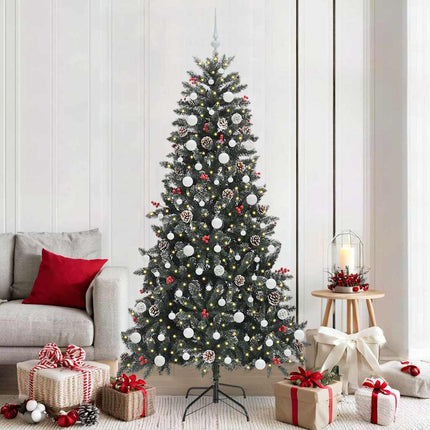Kunstkerstboom Met 150 Led Groen Pvc En Plastic En Staal