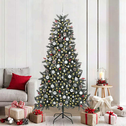 Kunstkerstboom Met 150 Led Groen Pvc En Plastic En Staal