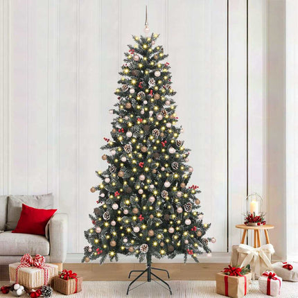 Kunstkerstboom Met 150 Led Groen Pvc En Plastic En Staal