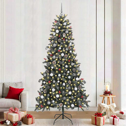Kunstkerstboom Met 150 Led Groen Pvc En Plastic En Staal