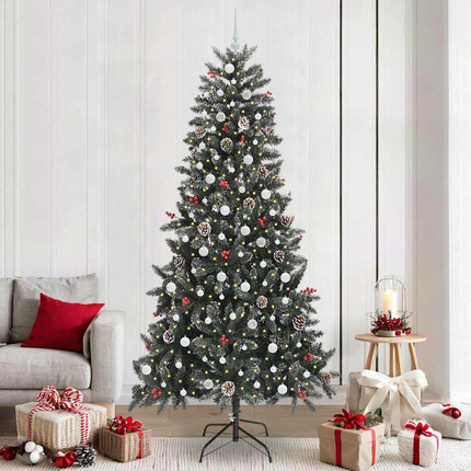 Kunstkerstboom Met 150 Led Groen Pvc En Plastic En Staal