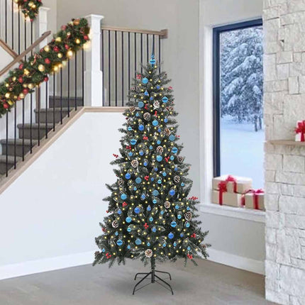 Kunstkerstboom Met 150 Led Groen Pvc En Plastic En Staal