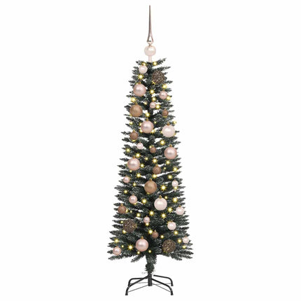 Kunstkerstboom Met 150 Led Groen Pvc En Plastic En Staal