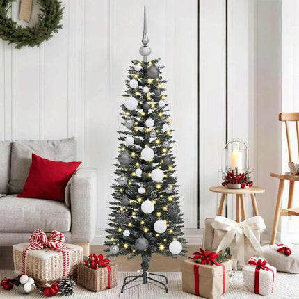 Kunstkerstboom Met 150 Led Groen Pvc En Plastic En Staal