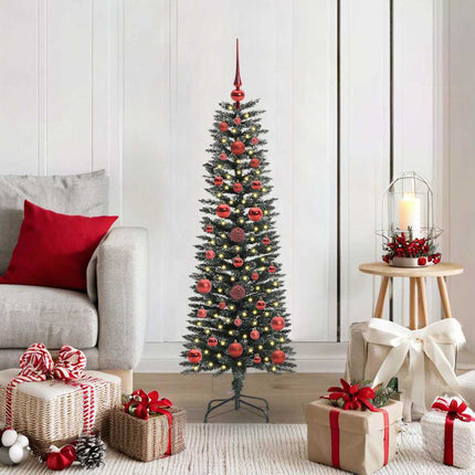 Kunstkerstboom Met 150 Led Groen Pvc En Plastic En Staal