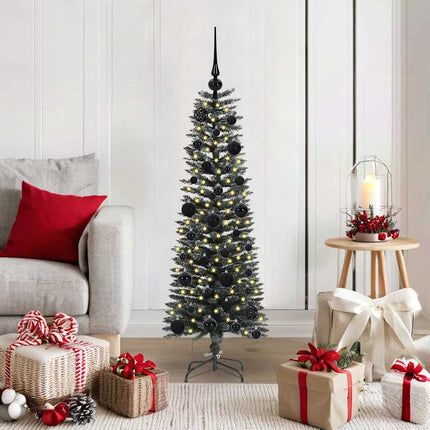 Kunstkerstboom Met 150 Led Groen Pvc En Plastic En Staal