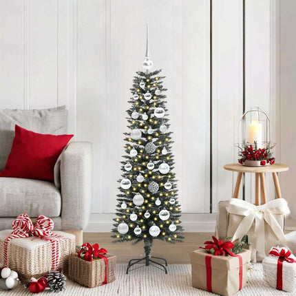 Kunstkerstboom Met 150 Led Groen Pvc En Plastic En Staal