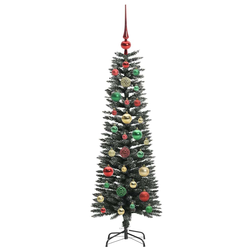 Kunstkerstboom met 150 LED Groen 120 cm PVC en Plastic en Staal