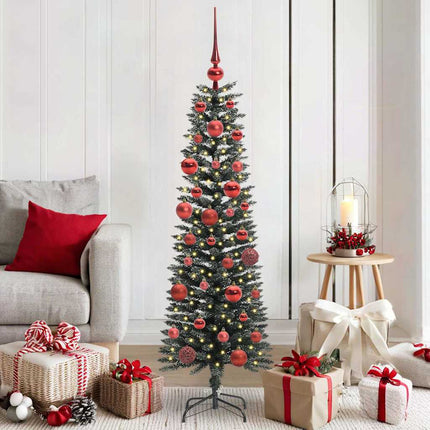 Kunstkerstboom Met 150 Led Groen Pvc En Plastic En Staal
