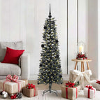 150 cm / met LEDs en zwarte ballen