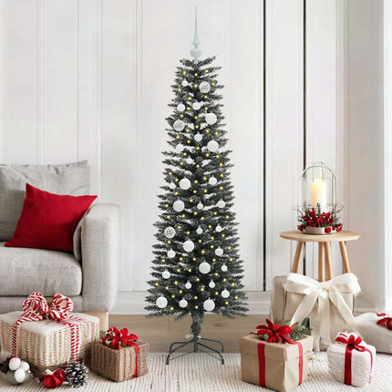 Kunstkerstboom Met 150 Led Groen Pvc En Plastic En Staal