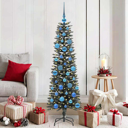 Kunstkerstboom Met 150 Led Groen Pvc En Plastic En Staal
