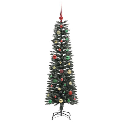 Kunstkerstboom met 150 LED Groen 150 cm PVC en Plastic en Staal