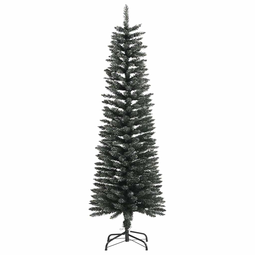 Kunstkerstboom met 150 LED Groen 150 cm PVC en Plastic en Staal