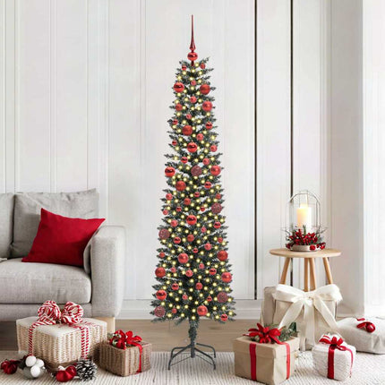 Kunstkerstboom Met 150 Led Groen Pvc En Plastic En Staal