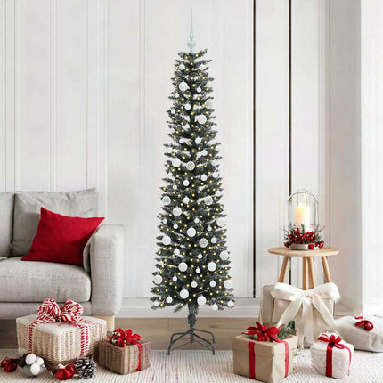 Kunstkerstboom Met 150 Led Groen Pvc En Plastic En Staal