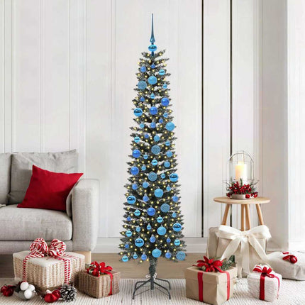Kunstkerstboom Met 150 Led Groen Pvc En Plastic En Staal
