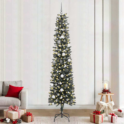 Kunstkerstboom Met 150 Led Groen Pvc En Plastic En Staal