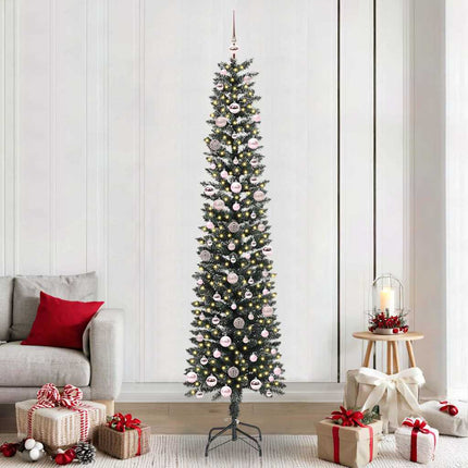 Kunstkerstboom Met 150 Led Groen Pvc En Plastic En Staal