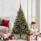 150 cm / met LEDs en rode ballen