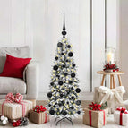 120 cm / met LEDs en zwarte ballen