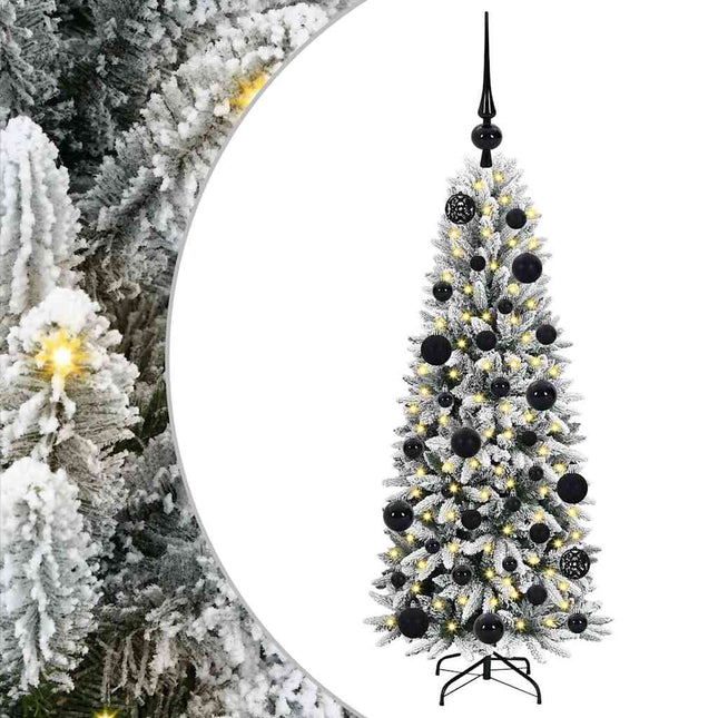 Kunstkerstboom Wit Pvc En Plastic En Staal En Pe
