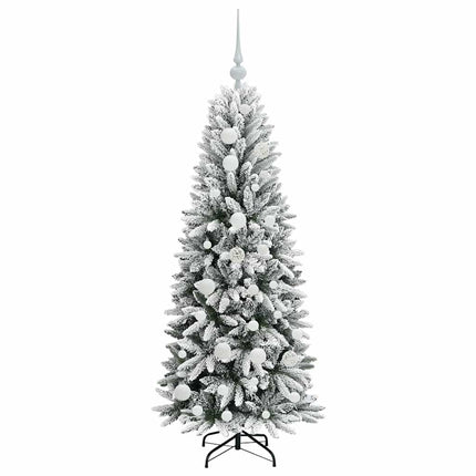 Kunstkerstboom Wit Pvc En Plastic En Staal En Pe