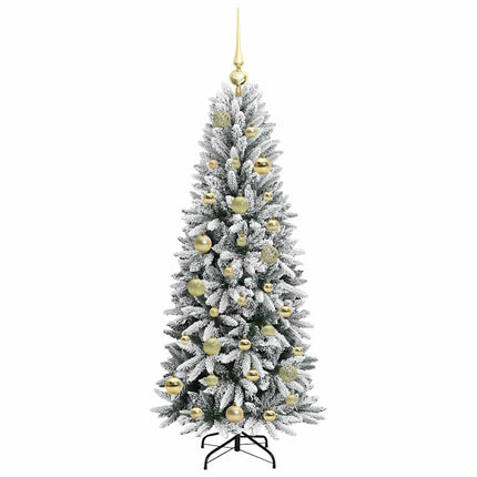 Kunstkerstboom Wit Pvc En Plastic En Staal En Pe