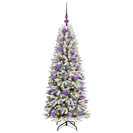 Kunstkerstboom Wit Pvc En Plastic En Staal En Pe