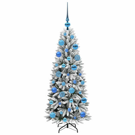 Kunstkerstboom Wit Pvc En Plastic En Staal En Pe