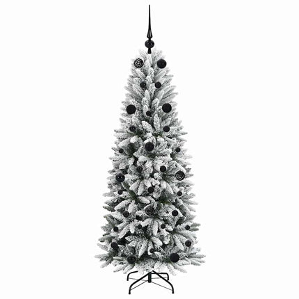 Kunstkerstboom Wit Pvc En Plastic En Staal En Pe
