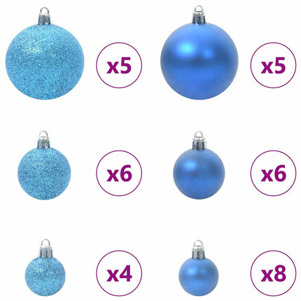Kunstkerstboom Wit Pvc En Plastic En Staal En Pe