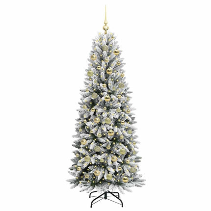 Kunstkerstboom Wit Pvc En Plastic En Staal En Pe
