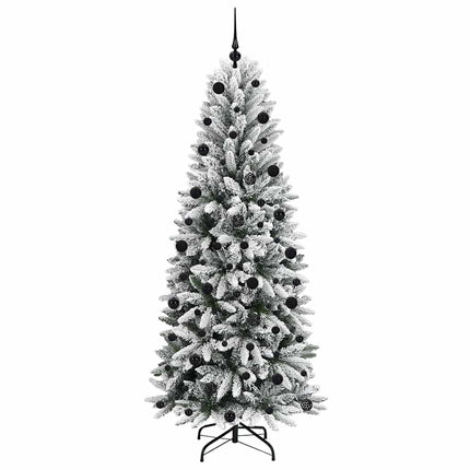 Kunstkerstboom Wit Pvc En Plastic En Staal En Pe