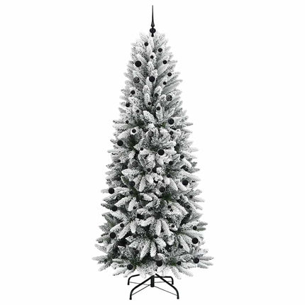 Kunstkerstboom Wit Pvc En Plastic En Staal En Pe