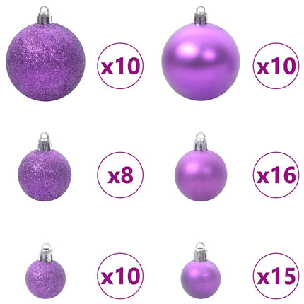 Kunstkerstboom Wit Pvc En Plastic En Staal En Pe