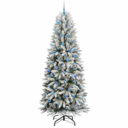 Kunstkerstboom Wit Pvc En Plastic En Staal En Pe