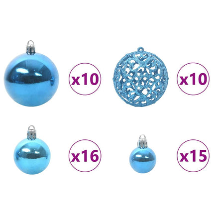 Kunstkerstboom Wit Pvc En Plastic En Staal En Pe