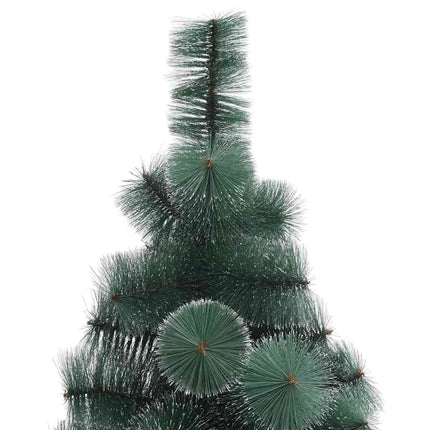 Kunstmatige Voorverlichte Kerstboom Met Bollen Set Groen