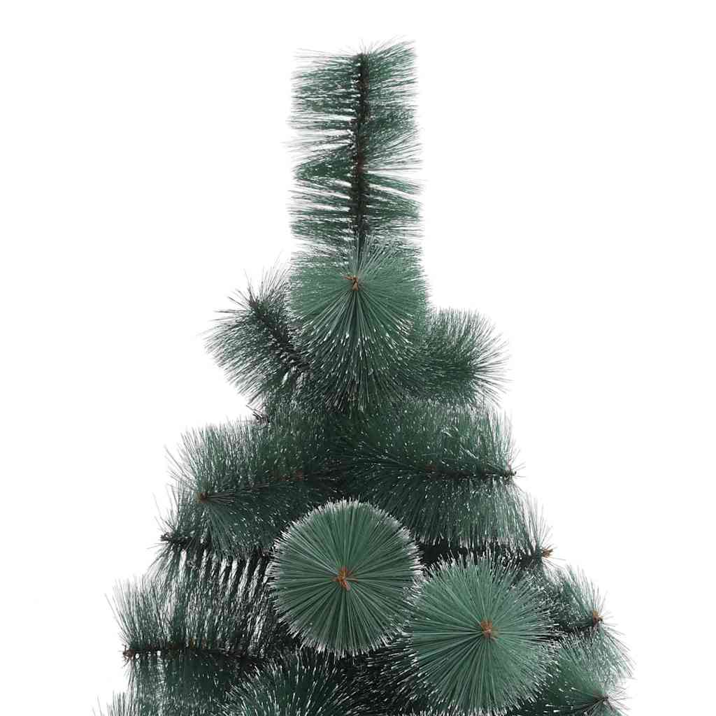 Artificial Pre-lit Kerstboom met Ballenset Groen 210 cm PET